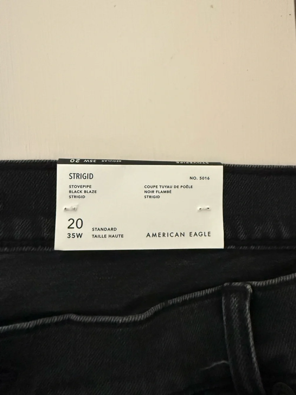 American Eagle Outfitters Stovepipe Black Wash Women's Jeans - Picture 5 of 7